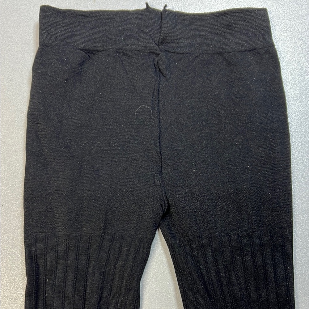 Stripe-Texture Footless Tights (2 Pair) Child Int. Dancewear NWOT
